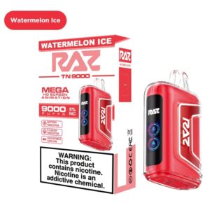Watermelon Ice Flavor RAZ TN9000 Disposable Vape